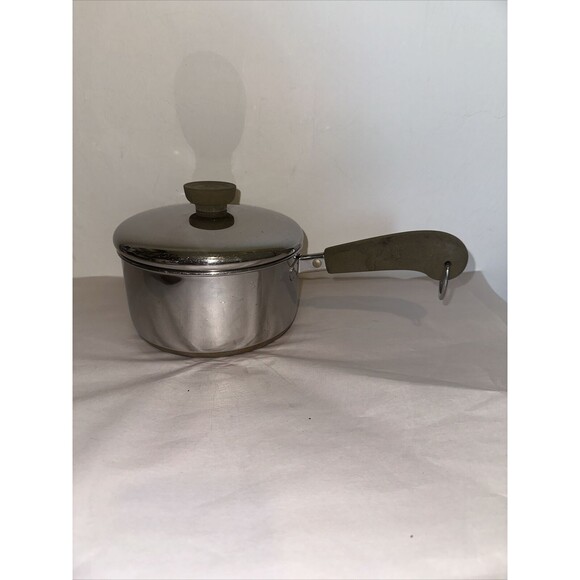 Revere Ware 1 1/2 Quart Copper Clad Stainless Steel Sauce Pan & Lid - Picture 1 of 6